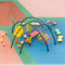 子供のためのプラスチックスライドが付いている屋外の上昇フレームロープの網